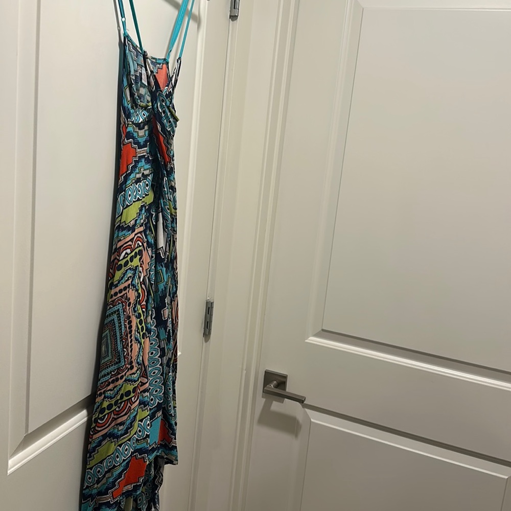 M/L printed maxi